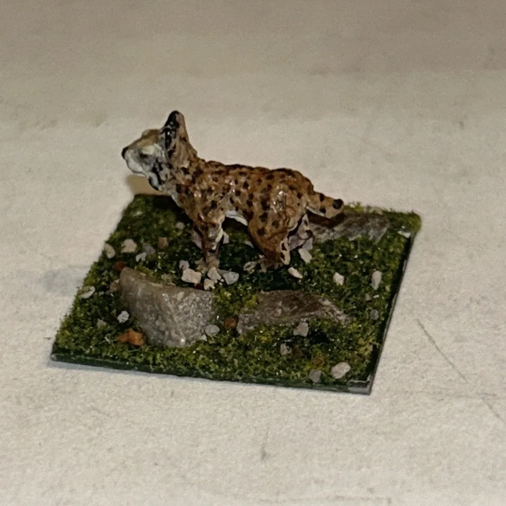 Ral Partha‎ Warhammer Metal Painted Miniature Animal Dog Cat Bobcat Wolf